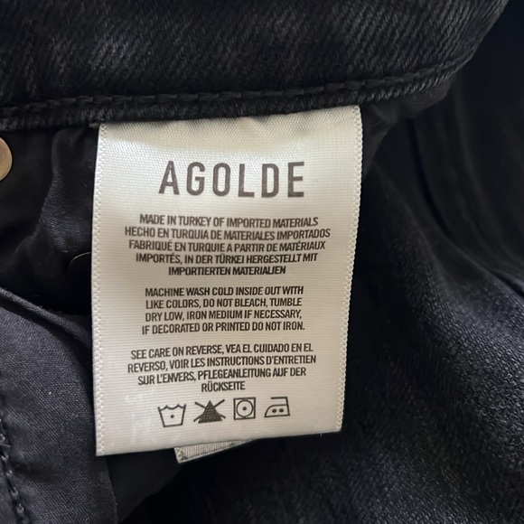 Agolde Riley High Rise Crop - Picture 5 of 6